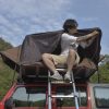 ABS Hard Shell Roof Top Tent Brown 1