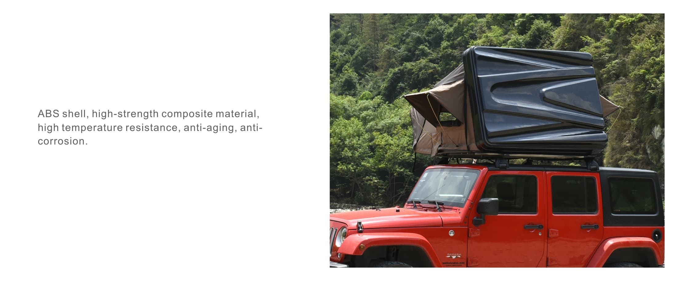 ABS 하드쉘 루프탑 텐트-브라운 1 ABS Hard Shell Roof Top Tent Brown 12