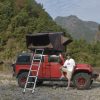 ABS Hard Shell Roof Top Tent Brown 3