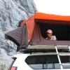 ABS Hard Shell Roof Top Tent Orange 3
