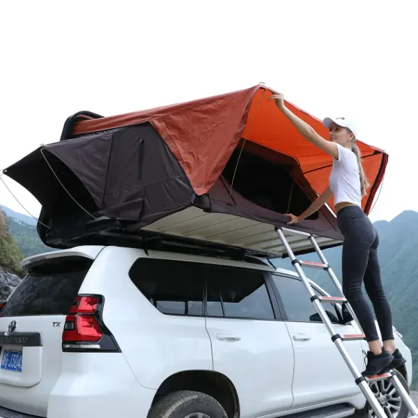 ABS Hard Shell Roof Top Tent Orange