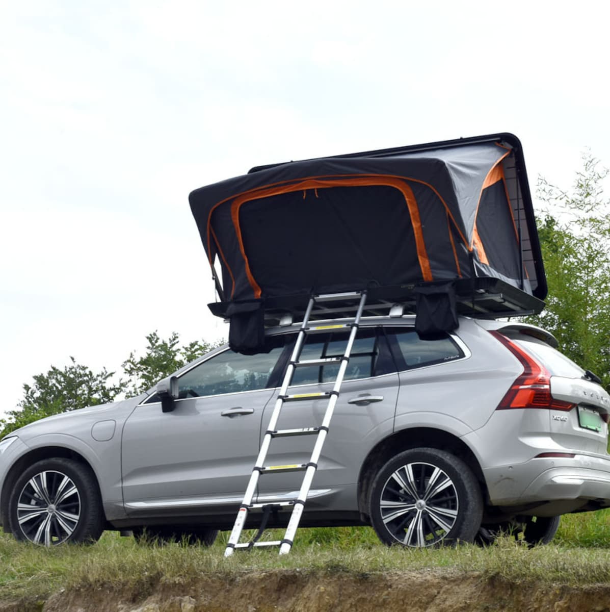 Aluminum Hard Shell Roof Top Tent Side Opening 5