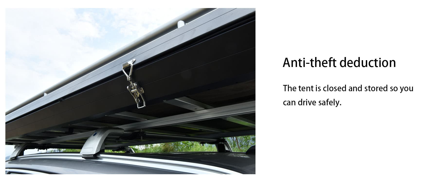 Aluminum Hard Shell Roof Top Tent Side Opening 6