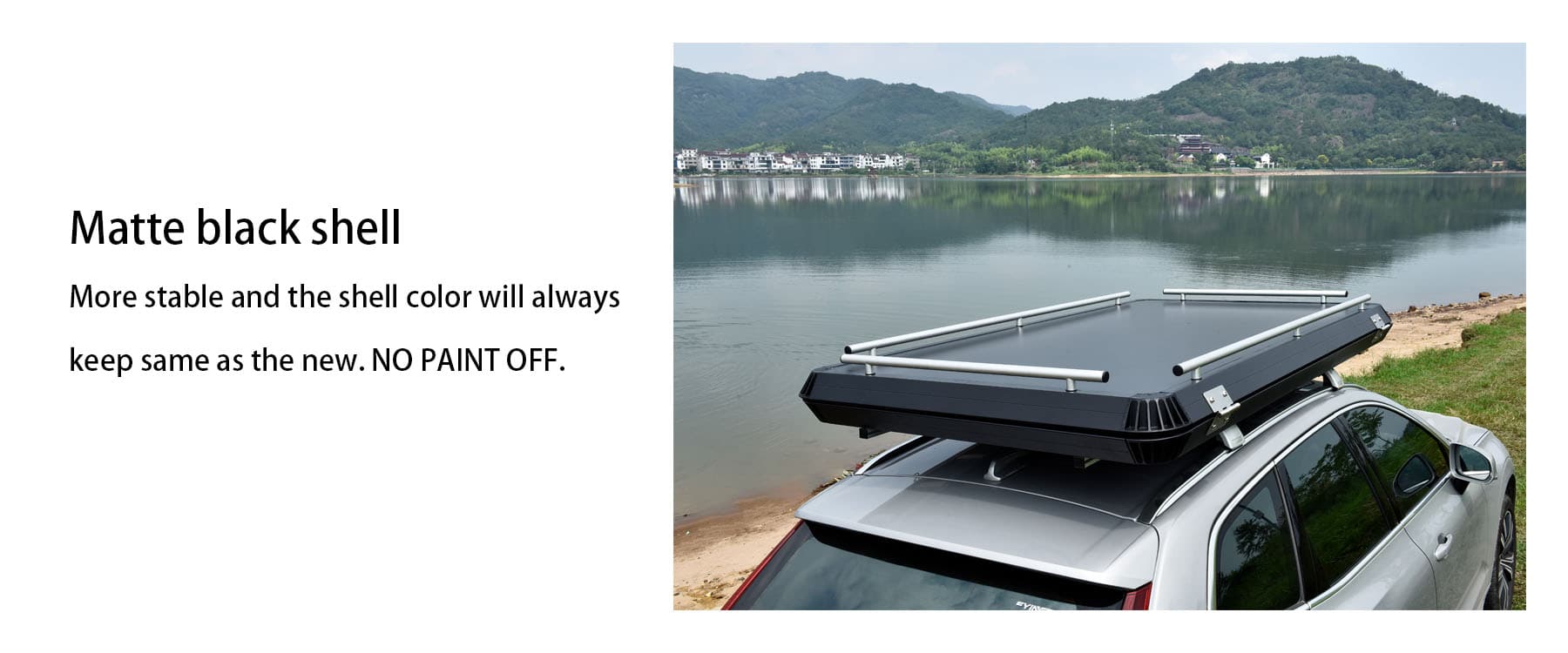 Aluminum Hard Shell Roof Top Tent Side Opening 7