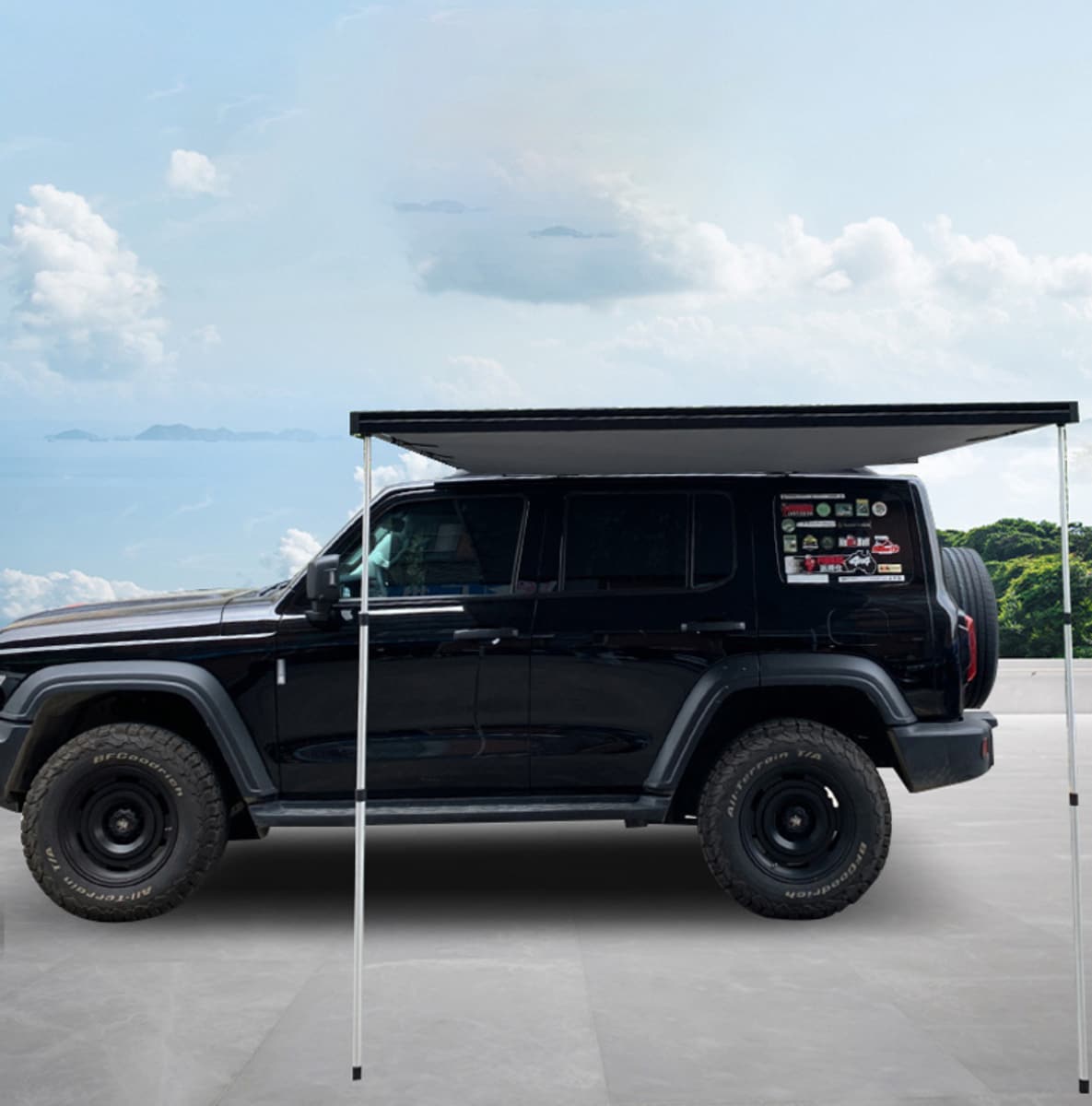 Aluminum Shell Awning Semi Automatic 4