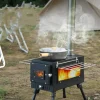 Outdoor Camping Wood Stove Carbon Steel 1 1