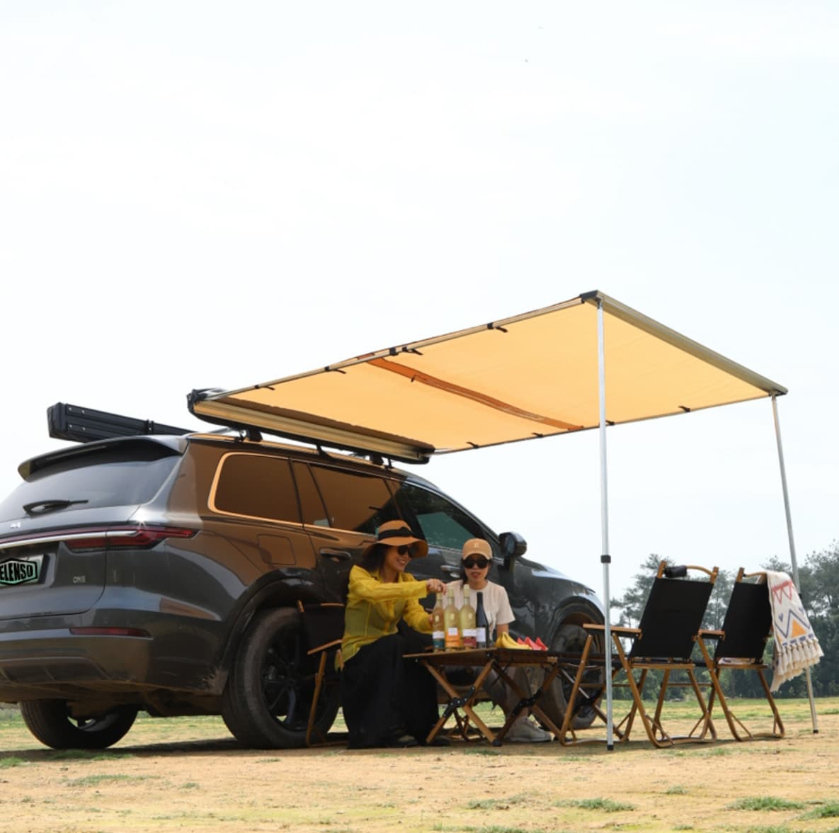 PVC Shell Car Side Awning Tent 1