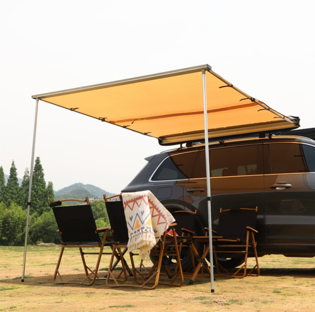 PVC Shell Car Side Awning Tent 6